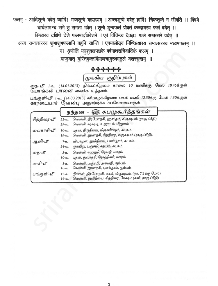 Panchangam